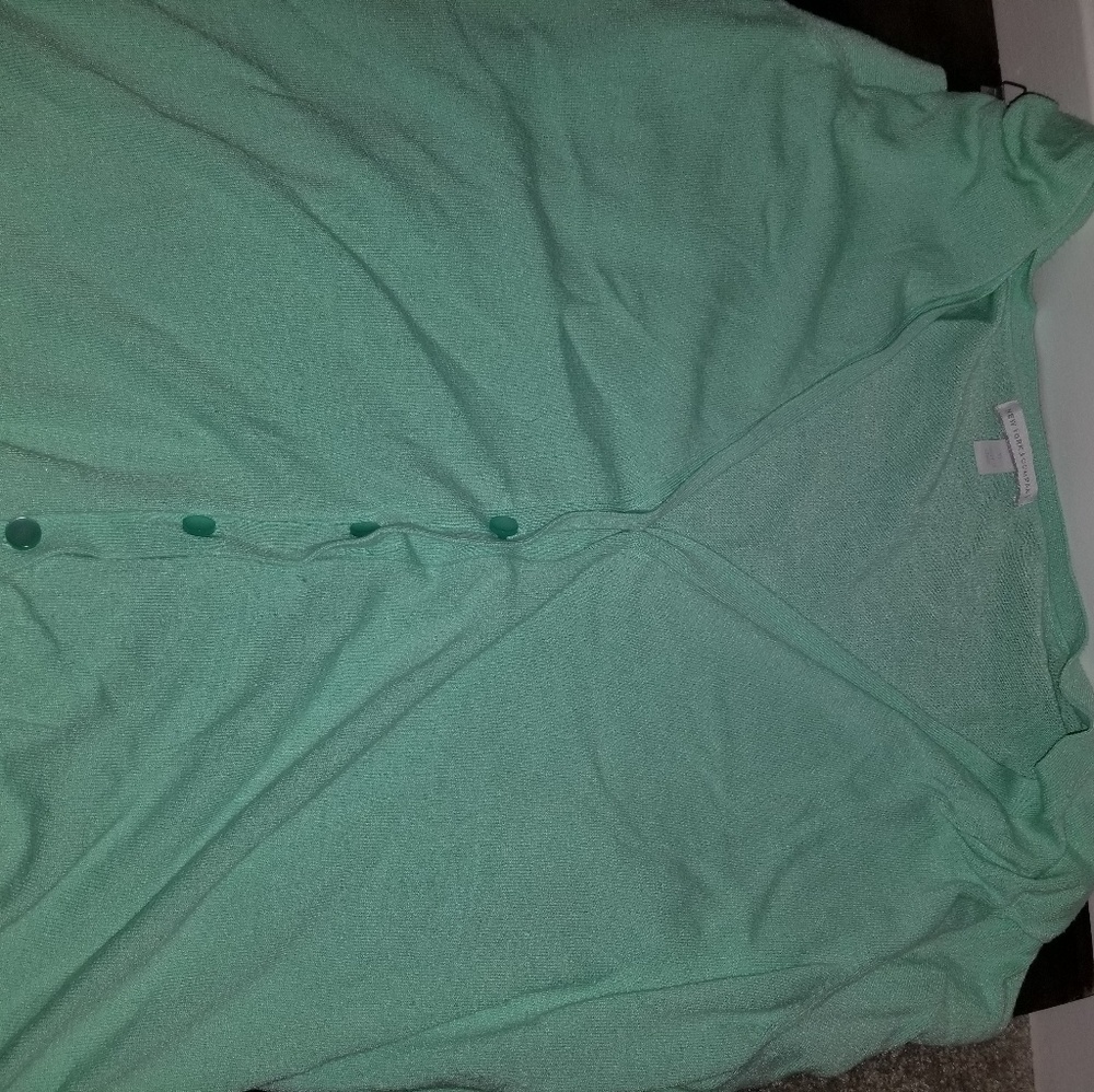 Teal Cardigan From New York (Pictures Sideways)